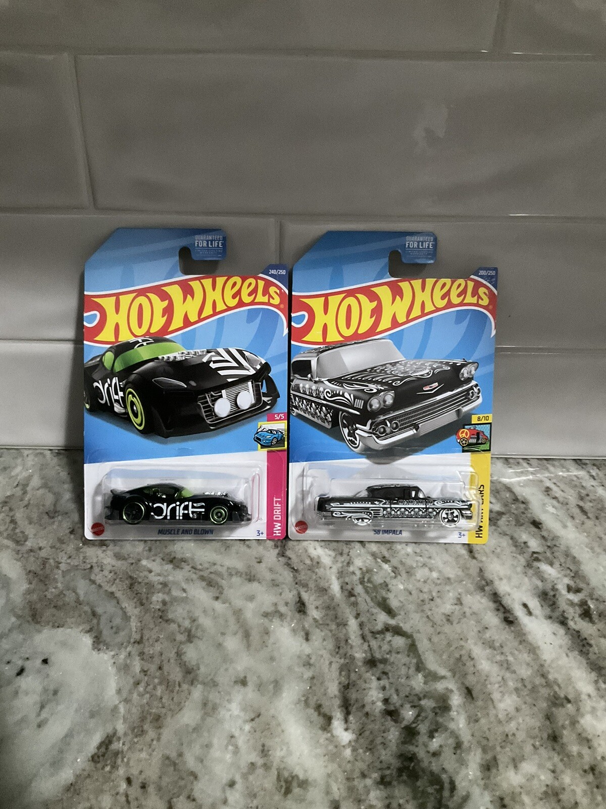 Hot Wheels 200/250 HW Art Cars Treasure Hunt '58 Impala 2022 Muscle & Blown Lot