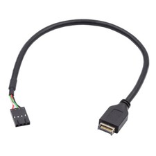 USB 3.1 Front Panel Male Type-E Host to 4pin USB 2.0 IDC Housing Motherboard