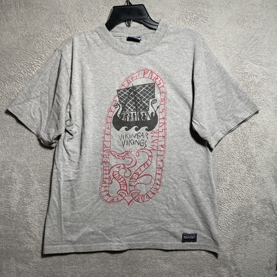 Vtg James Harvest Sportswear Shirt Graphic Adult Medium Gray Short