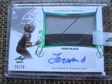 TARIK BLACK Michigan 2017 Leaf Army All-American PATCH Autograph #20/20 AUTO
