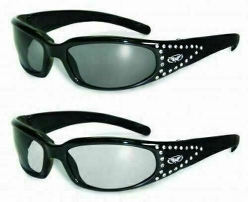 2 Womens Foam Padded Motorcycle Riding Sun Glasses-42 