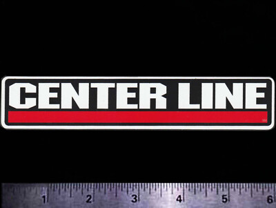 CENTER LINE Wheels - Original Vintage Racing Decal/Sticker - 6 inch ...