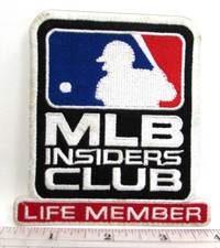 Vintage MLB Insiders Club Life Member Jacket Patch Major League Baseball