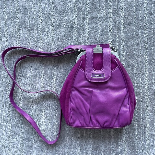 Mimco Pink Mini Leather Crossbody Bag eBay