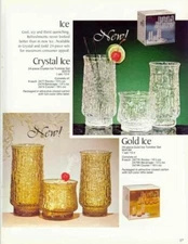 4 RARE Libbey CRYSTAL ICE Rocks Whiskey Glasses by Freda Diamond 1979 VHTF