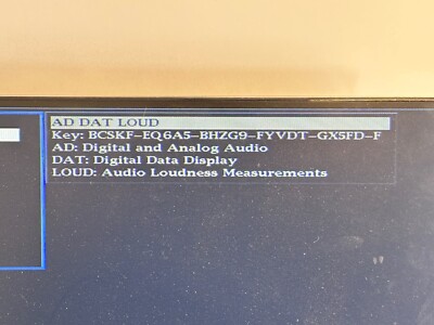 Tektronix WVR8200 SD/HD Video Waveform Rasterizer Opt AD, DAT