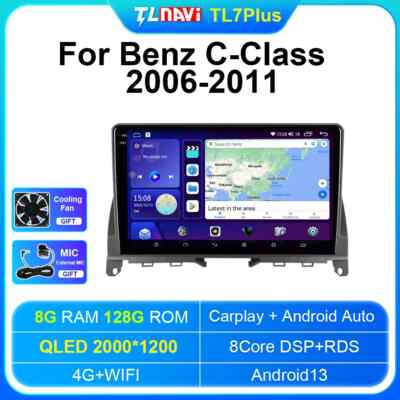 For Mercedes Benz C Class 3 W204 S204 Car Radio GPS Navigation Multimedia Player