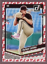 2023 Donruss Baseball Base One Hundred #143 Dylan Lesko (Padres)/100