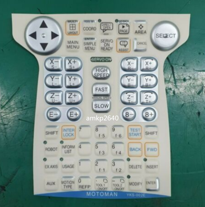 「re:program」他　CDセット YKS-002E Motoman Robot Pendant Controller Keypad Keysheet