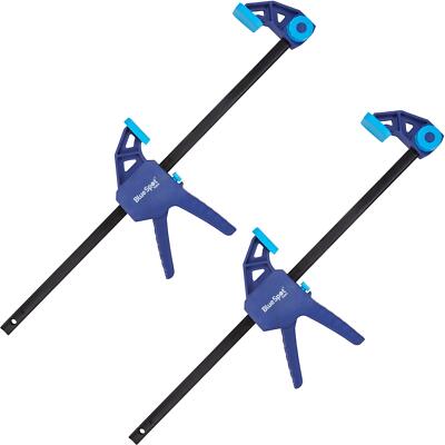 Bluespot 2 Stck. 450 mm Schnellratsche Speed Clamp & Spreizer Holzbearbeitung 18 Zoll