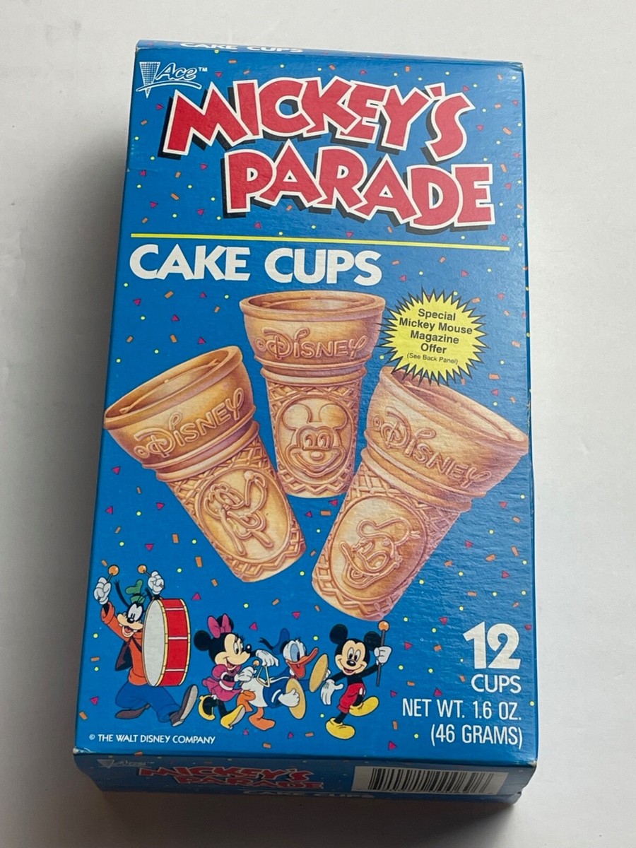 1991 Mickey Mouse's Parade Ice Cream Cones BOX - full w/ Cones