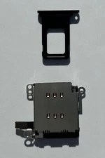 Apple iPhone XR SIM Card Reader w/ SIM Tray OEM Genuine A1984 A2105 A2106 A2107