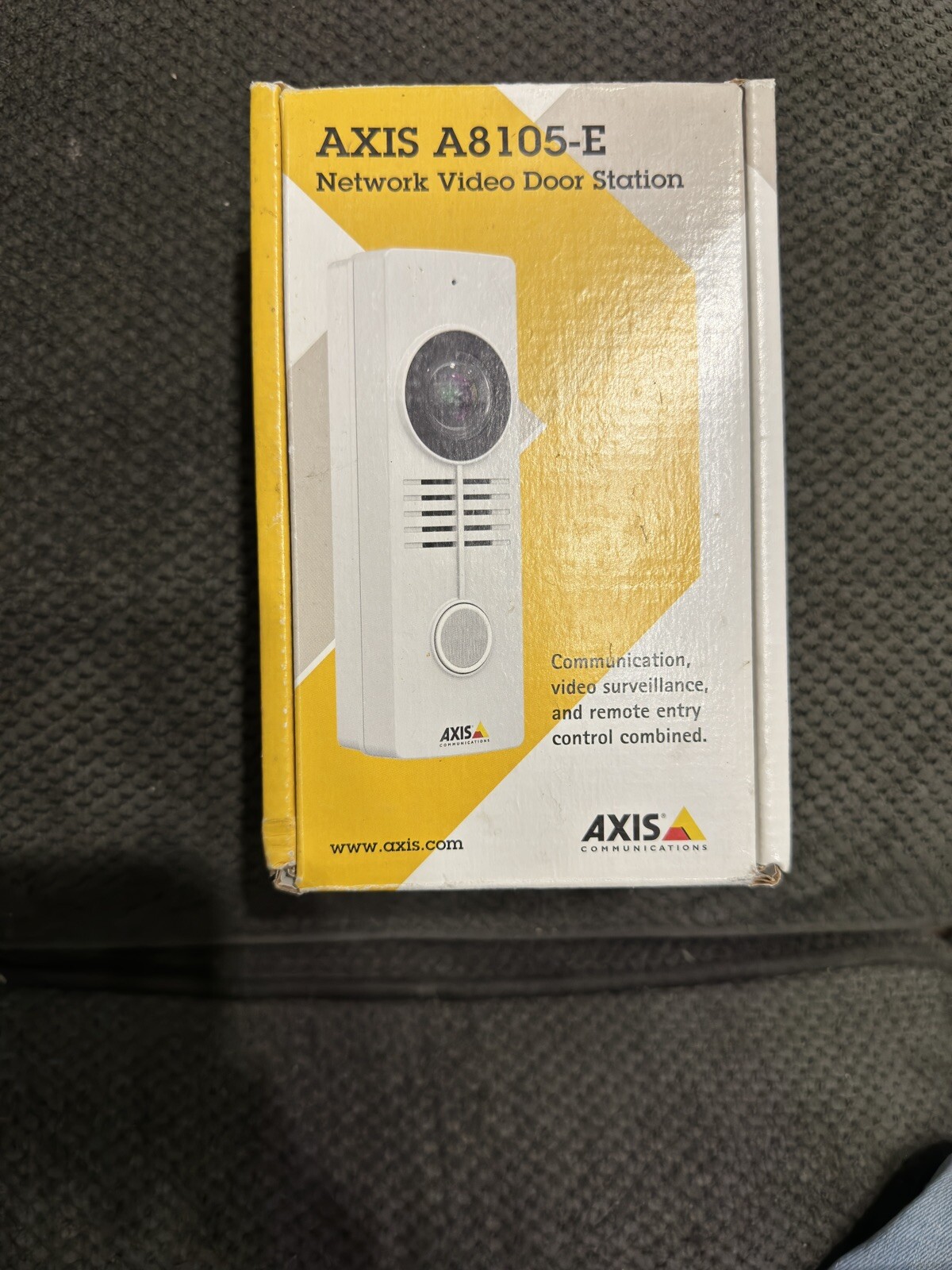 Axis A8105E Video Door Bell + A9801 Relay eBay