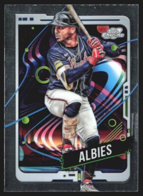 2024 Topps Chrome Cosmic Ozzie Albies #166 GS1-3