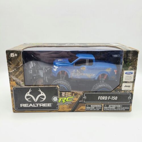 REALTREE Ford F-150 Pickup Truck RC Radio Control Truck Raptor BLUE New Sealed - Picture 1 of 5