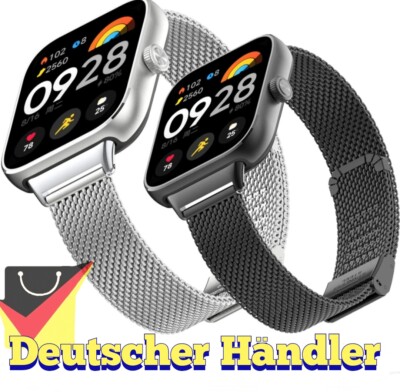 Milanese Armband für Xiaomi Mi smart Band 8 Pro / 9 Pro / Redmi Watch 4 / 5 / 6