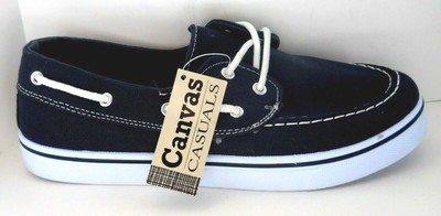 boys canvas boat shoes