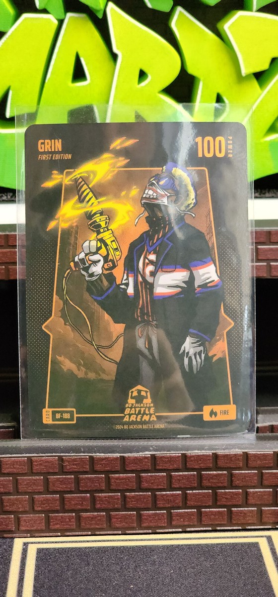 Bo Jackson Battle Arena Battlefoil Fire - Grin Francisco Lindor 95