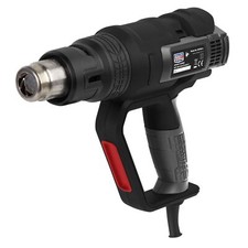 Image of Sealey Hot Air Gun 2000W 3-Speed 50-600°C Variable Heat Paint/Paper Stripping