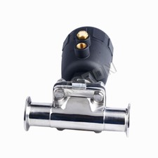 DN15mm Sanitary Pneumatic Diaphragm Control Valve Tri Clamp Connection SS316