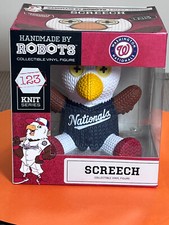 Washington Nationals - Screech Handmade by Robots Vinyl Figure - MLB - NEW