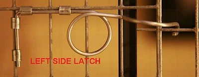 RABBITNIPPLESCOM 10 Pack Left Hand Cage Latches. Rabbit, Quail, Game Bird, Chicken Cages.J Clip