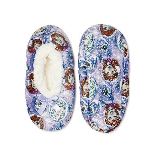 DISNEY Frozen 2 Girls Fuzzy Babba Slipper Socks 1 Pack Size (M/L) NWT