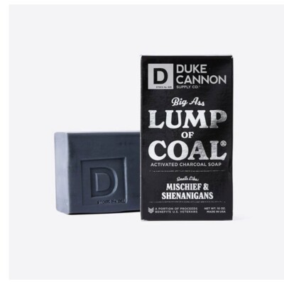 DUKE CANNON LUMP OF COAL SEIFE 10 OZ. Handseife Made in USA Werkstattseife
