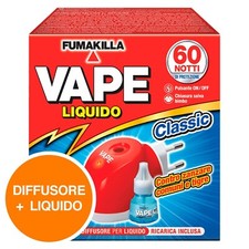 Vape Repellente Zanzare e Mosche Diffusore Elettrico Antizanzara con Ricarica