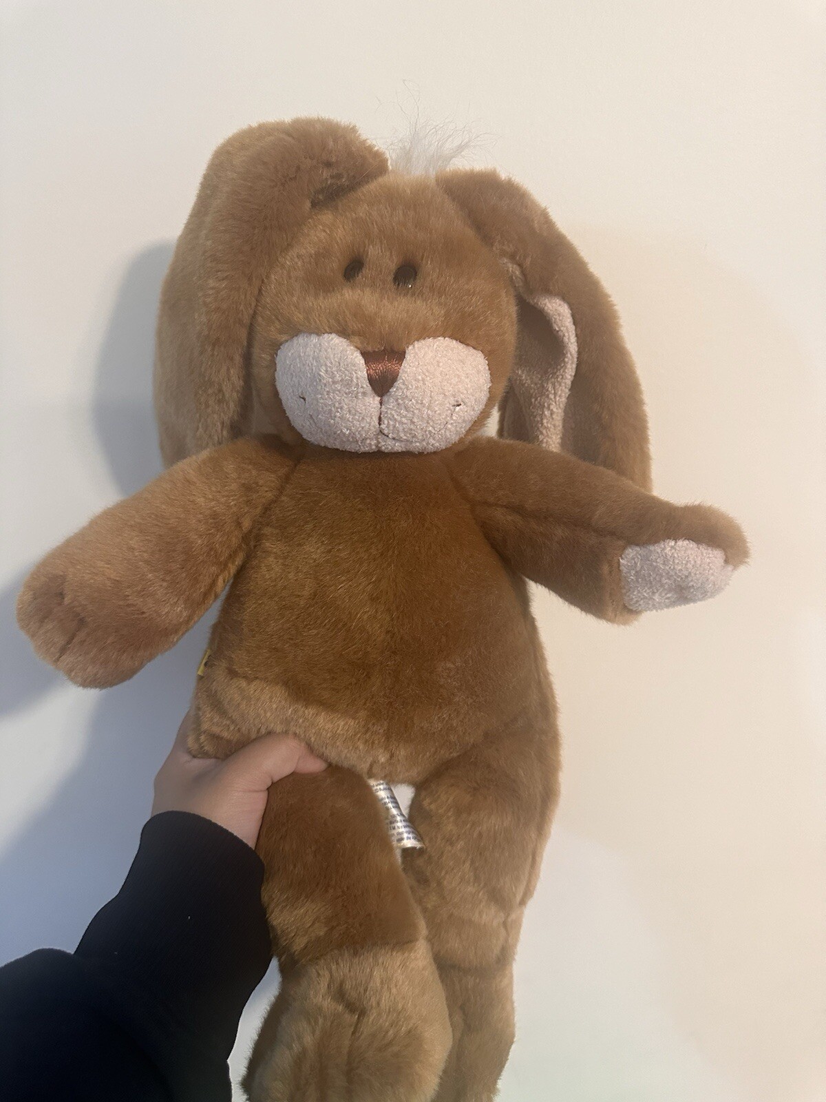 Build A Bear Bunny Rabbit Stuffed Brown White Paws Plush 16