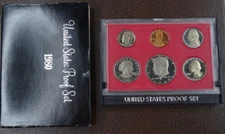 1980-S US Mint Proof Set 5 Coin Set OGP Original Government Packaging