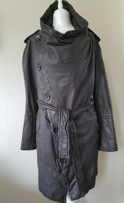 Women AllSaints Jacket Brown Leather S