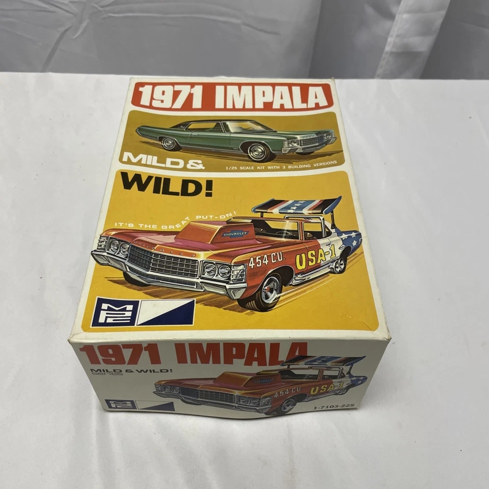 Mpc 71 Impala Model Kit, Open Box, See Pics! - Image 2 of 4