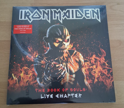 IRON MAIDEN - THE BOOK OF SOULS : LIVE CHAPTER -  3 VINYL LP - NEU/OVP 2017