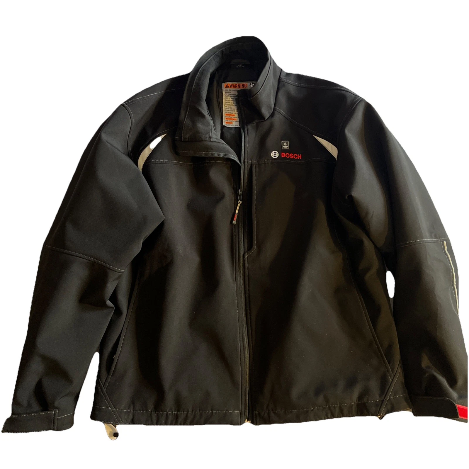 Bosch Heated Work Jacket Black Men's Size XL NO BATTERY