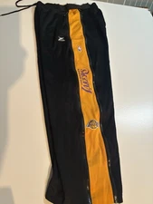 Los Angeles Lakers Pants Sweats Rare Double Zip Legs Men’s Medium Authentic Item