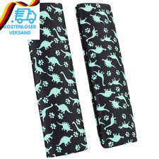 URAQT 2 Stück Gurtpolster Auto Kinder, Auto Gurtpolster Gurtschutz Mit Dinosauri