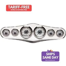 Billet Specialties 36535, One Polished Aluminum 6 Gauge Billet Dash Panel Perfor