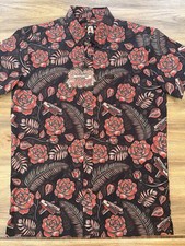 Retro Rifle  Shotgun Safari V2  Short Sleeve Button Down Men  s Large