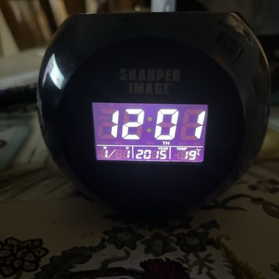 Sharper Image Sound Machine & Star Projection Alarm Clock
