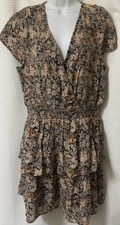 American Eagle AE Dress Womens XL Tiered Lined Boho Cottage Core Whimsy Fairy