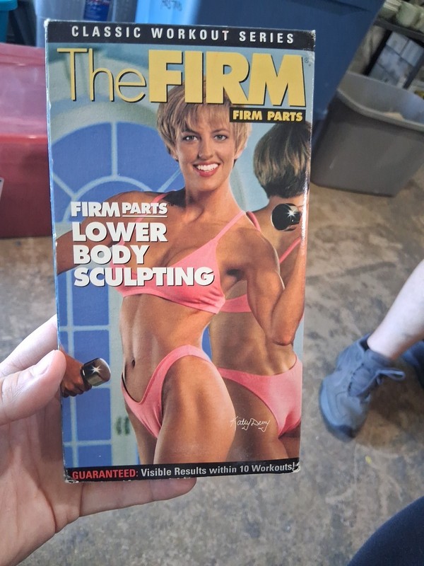 The Firm Parts Lower Body Sculpting VHS Used Workout Exercise Fitness