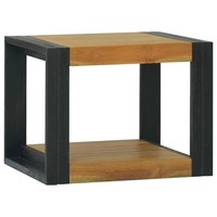 Badregal 45X45X35 Cm Massivholz Teak