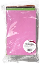 CousinDIY Sticky Back Foam Sheets Value Pack 6"X9" 40/Pkg-Assorted