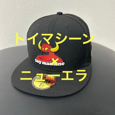New Era Toy Machine 59FIFTY Cap Black 7 1/2 Fitted Japan Rare Collab Clean