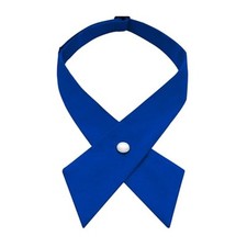 Black Bow Tie for Women, Adjustable Criss Cross Bow Ties Girls Royal Blue