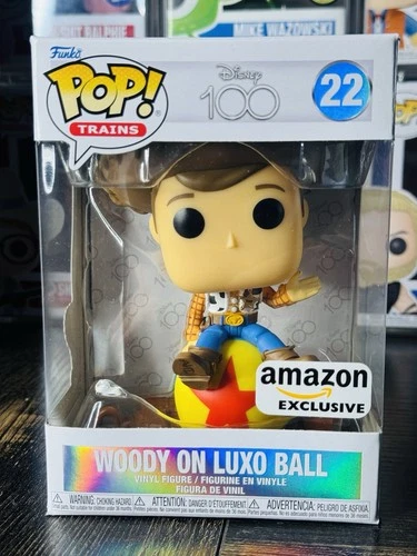 Funko Pop! Trains: Pixar - Woody on Luxo Ball - Amazon (Exclusive) #22