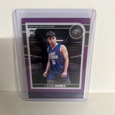 2024-25 Panini Nba Hoops - Rookies Juan Nunez #266 (RC) Purple