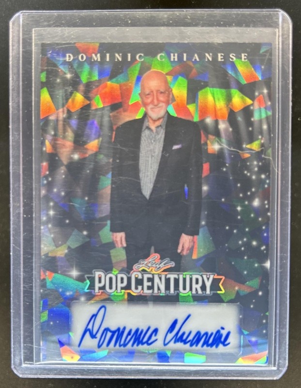 2026 Leaf Metal Pop Century Dominic Chianese Auto Autograph Crystal Silver #/25