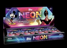 2026 Topps Disney Neon - Hobby Box - Factory SEALED - Order Confirmed PRESALE